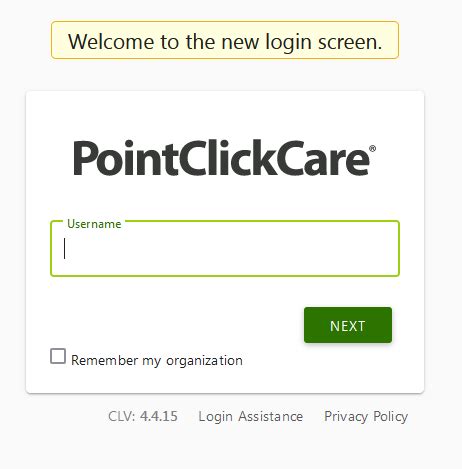 pointclickcare login|pointclickcare my account.